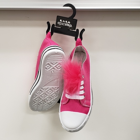 cute pink sneakers